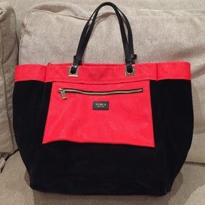 Furla Suede Tote